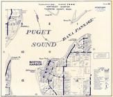 Township 19 N., Range 2 W., Puget Sound, Boston Harbor, Dafflemeyer Point, Dana Passage, Rignall, Thurston County 1977c